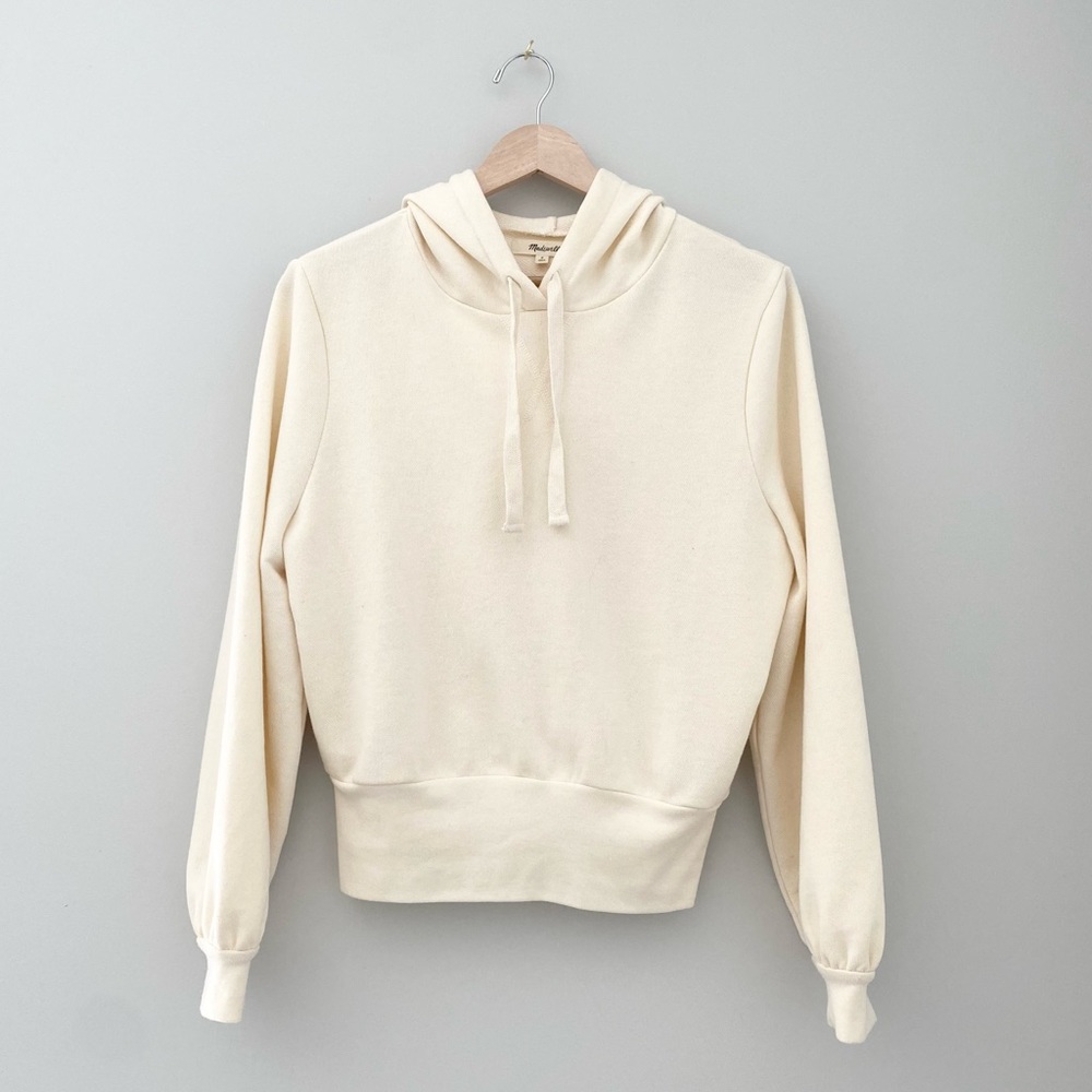 ON HOLD For karli - COPY - Madewell Bubble Sleeve Crop Hoodie